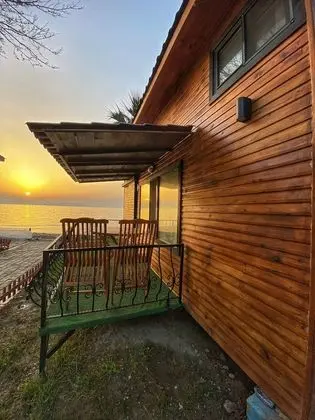 Deluxe Bungalov, Şömine, Denize Sıfır