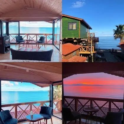 Honeymoon Ağaç Ev, Balkon/Veranda, Deniz Manzaralı