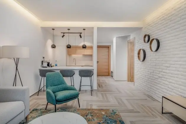 Studio park view with kitchen in Residential Building