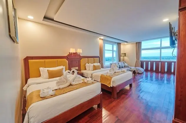 İki Ayrı Yataklı Oda, Balkon, Nehir Manzaralı (Mekong)