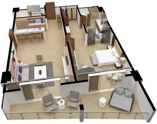 Royale Presidential Suite One Bedroom