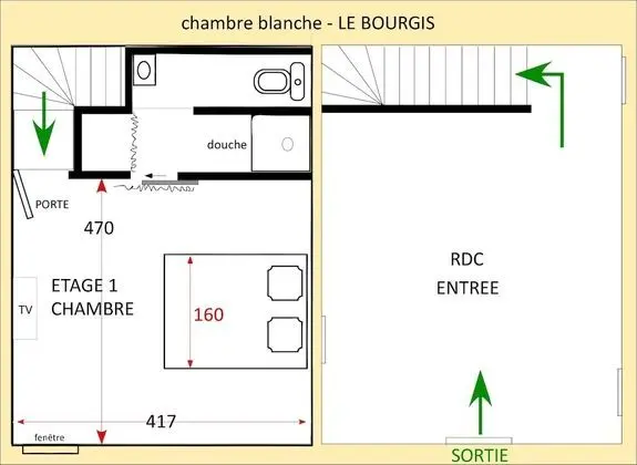 Traditional Tek Büyük Yataklı Oda (Blanche)