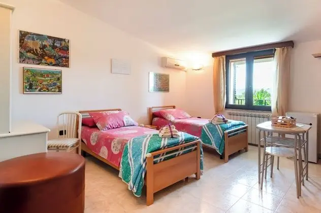 Classic İki Ayrı Yataklı Oda, Sigara İçilmez, Banyolu/Duşlu (Purple Room)