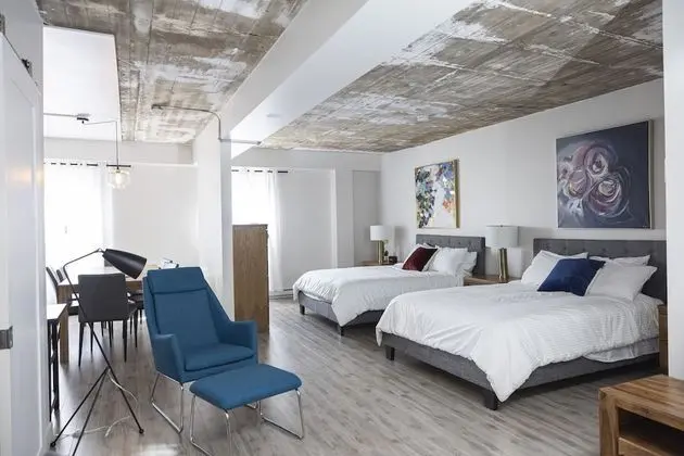 Loft avec deux lit + divan-lit