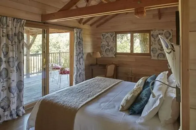 Deluxe Kulübe, 1 Büyük (Queen) Boy Yatak, Teras, Park Manzaralı