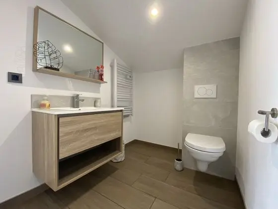 Comfort Tek Büyük Yataklı Oda, Banyolu/Duşlu, Bahçe Manzaralı (Chambre Granny)