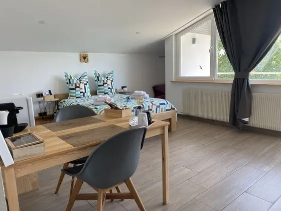 Comfort Tek Büyük Yataklı Oda, Banyolu/Duşlu, Bahçe Manzaralı (Chambre Pink Lady)