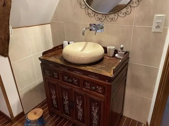Superior Tek Büyük Yataklı Oda, Banyolu/Duşlu, Bahçe Manzaralı (Chambre Baldaquin)