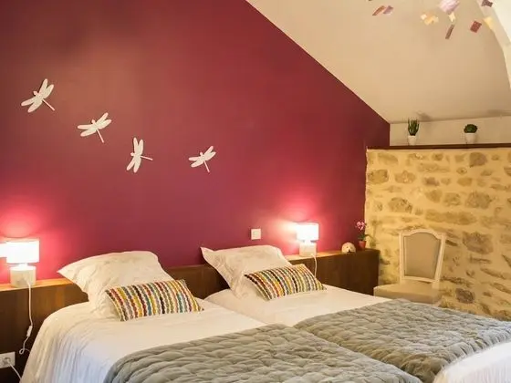Superior Tek Büyük veya İki Ayrı Yataklı Oda, Banyolu/Duşlu (Chambre Les Libellules)
