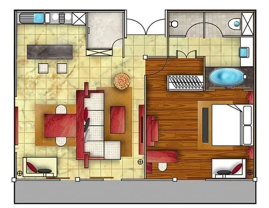 One Bedroom Suite