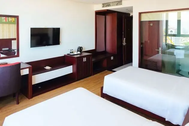 Deluxe İki Ayrı Yataklı Oda, Kısmi Deniz Manzaralı
