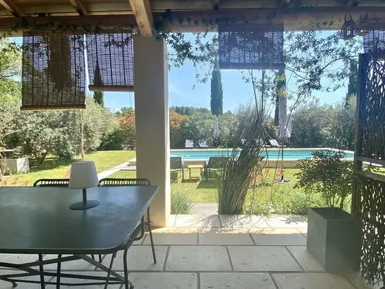 Family Süit, Özel Banyo, Havuz Manzaralı (Amandier)