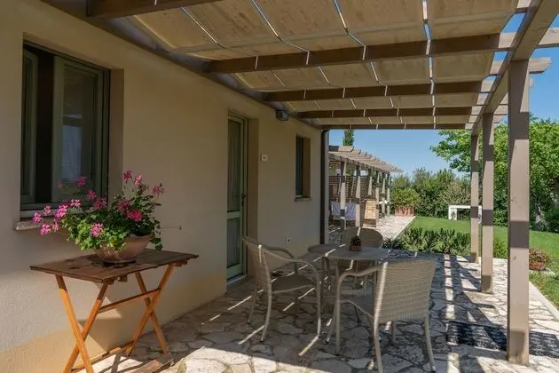 Deluxe Apart Daire, Veranda, Bahçe Manzaralı (Sara)