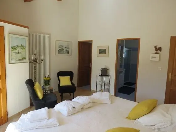 Superior Tek Büyük veya İki Ayrı Yataklı Oda (La Garrigue)