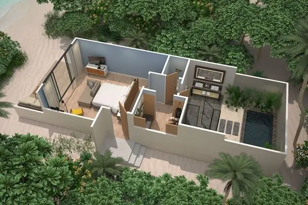 Bungalov, 1 Yatak Odası, Sigara İçilmez