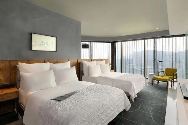 Deluxe Oda, 2 Çift Kişilik Yatak, Şehir Manzaralı