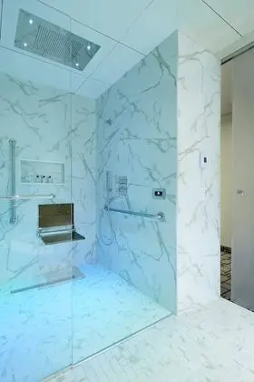 Premium Oda, 1 Büyük (Queen) Boy Yatak, Engellilere Uygun (Un Lit Queen 350 SQFT 32 SQM)