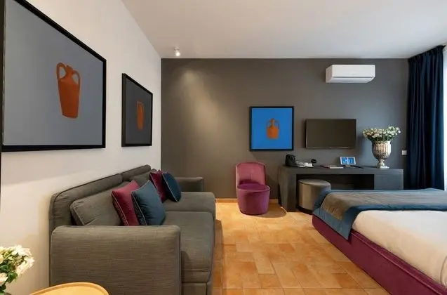 Deluxe Dört Kişilik Oda, 1 Yatak Odası, Banyolu/Duşlu, Avlu Manzaralı