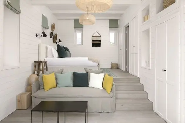 Superior Tek Büyük veya İki Ayrı Yataklı Oda, Kısmi Deniz Manzaralı (Poternes)