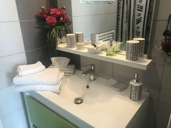 Tek Büyük Yataklı Oda, 1 Çift Kişilik Yatak, Sigara İçilmez (Aux Chapeaux)