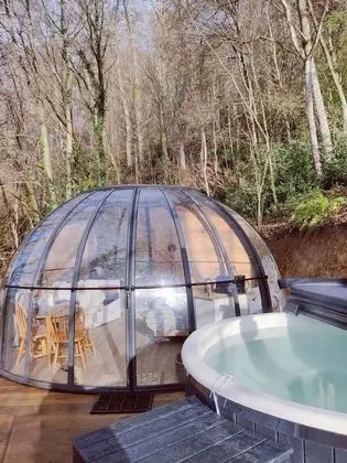 Comfort Çadır, Özel Banyo (Dôme transparent)