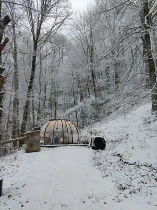 Comfort Çadır, Özel Banyo (Dôme transparent)