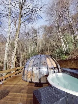 Comfort Çadır, Özel Banyo (Dôme transparent)