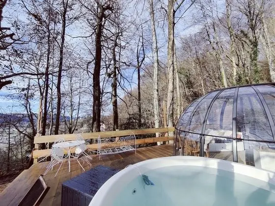 Comfort Çadır, Özel Banyo (Dôme transparent)