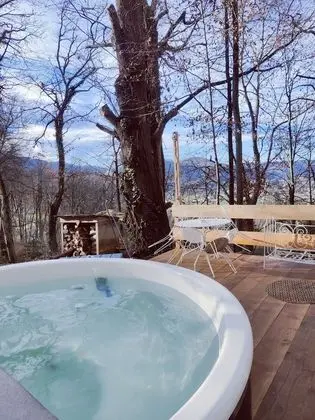 Comfort Çadır, Özel Banyo (Dôme transparent)