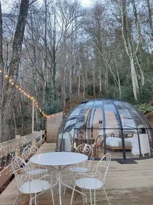 Comfort Çadır, Özel Banyo (Dôme transparent)