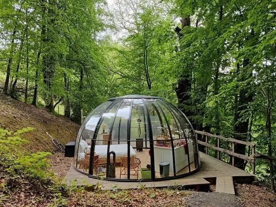 Comfort Çadır, Özel Banyo (Dôme transparent)