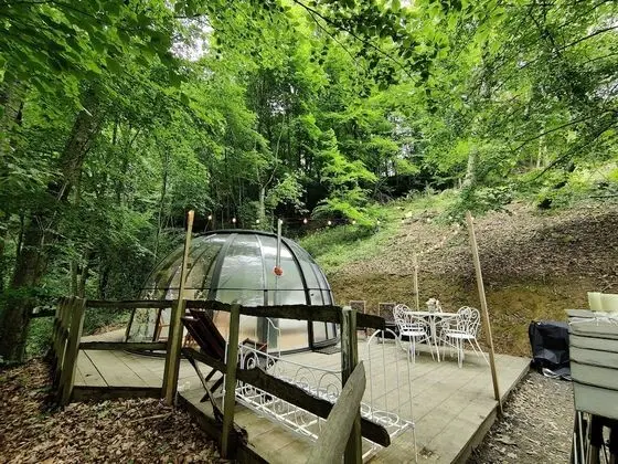 Comfort Çadır, Özel Banyo (Dôme transparent)