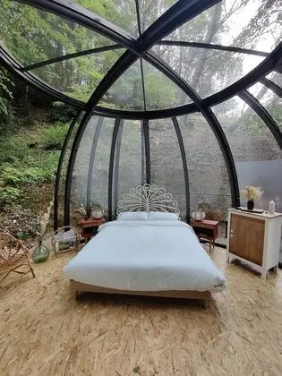 Comfort Çadır, Özel Banyo (Dôme transparent)