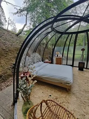 Comfort Çadır, Özel Banyo (Dôme transparent)