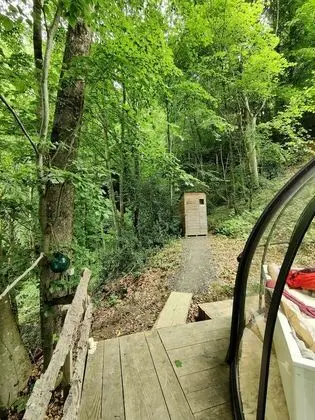 Comfort Çadır, Özel Banyo (Dôme transparent)