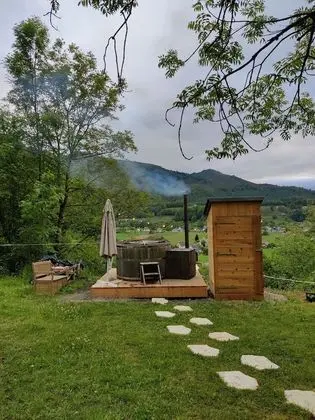 Comfort Çadır, Özel Banyo (Dôme transparent)