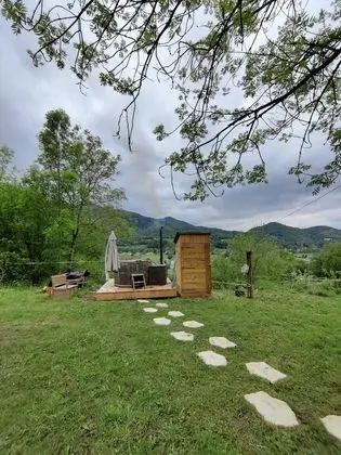 Dağ Evi, Özel Banyo (Pigeonnier)