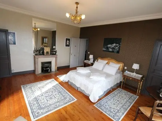 Luxury Tek Büyük Yataklı Oda, Banyolu/Duşlu, Park Manzaralı (CHAMBRE NUMERO 5)