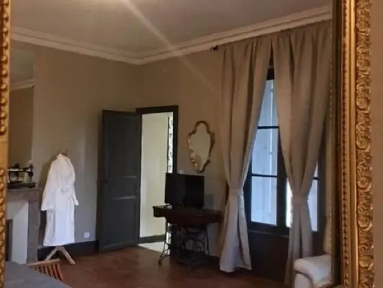 Luxury Tek Büyük Yataklı Oda, Banyolu/Duşlu, Park Manzaralı (CHAMBRE NUMERO 5)
