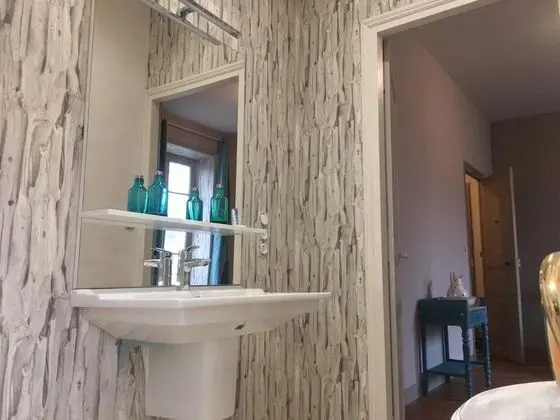 Standard Tek Büyük Yataklı Oda, Banyolu/Duşlu, Bahçe Manzaralı (Chambre Vendéenne.)