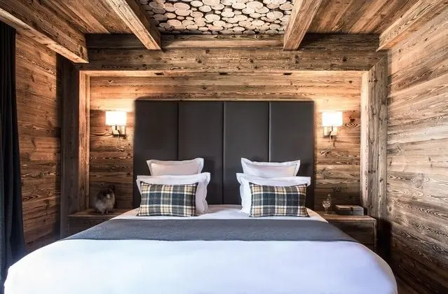 Classic Tek Büyük veya İki Ayrı Yataklı Oda, Teras, Dağ Manzaralı (Chambre Marguerite)