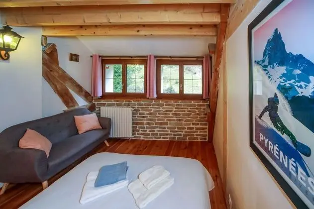 Comfort Tek Büyük Yataklı Oda, Özel Banyo, Dağ Manzaralı (3 épis Gites de France)