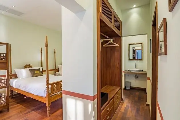 Deluxe Dört Kişilik Oda, Bahçe Manzaralı