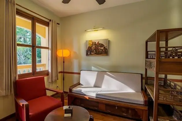 Deluxe Dört Kişilik Oda, Bahçe Manzaralı