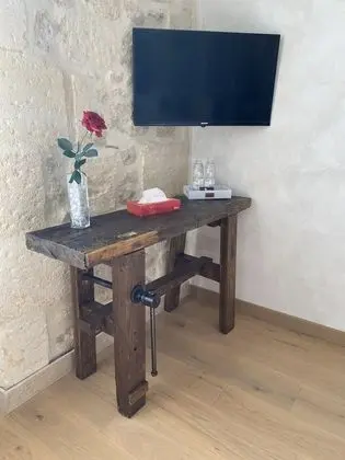 Chambre Cosy salle de bain privative séparée, vue vignoble