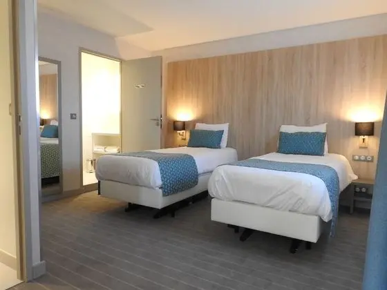 Premium İki Ayrı Yataklı Oda, 2 Tek Kişilik Yatak, Özel Banyo, Bahçe Manzaralı