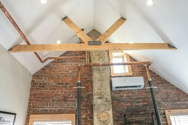 Romantic Çatı Katı (Loft), Banyolu/Duşlu (Cathedrale - 3e etage)