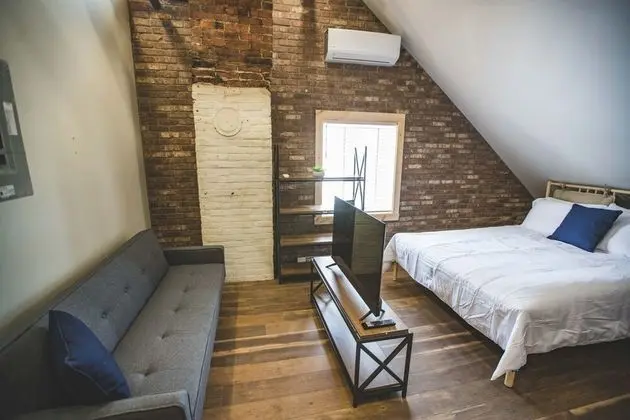 Romantic Çatı Katı (Loft), Banyolu/Duşlu (Cathedrale - 3e etage)