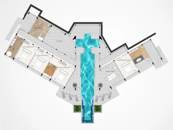 Villa, 4 Yatak Odası, Kişiye Özel Havuzlu, Deniz Manzaralı
