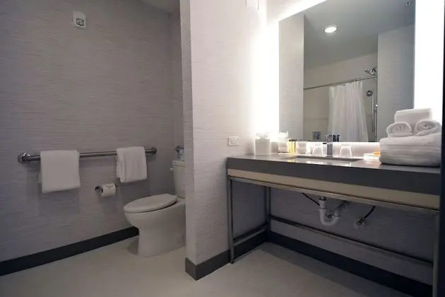 Oda, 1 En Büyük (King) Boy Yatak, Engellilere Uygun (Roll-in Shower/Hearing Impaired)